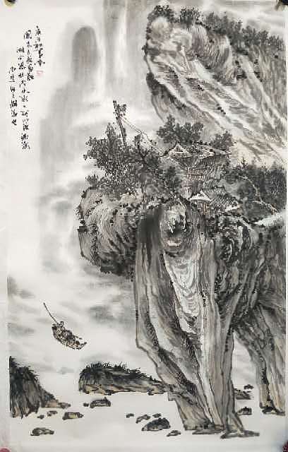 周尚造 夏日行舟