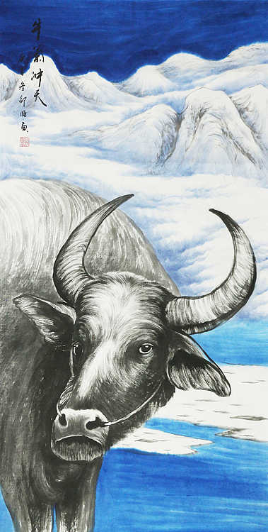 四尺精品《百牛图》系列  画家邵强