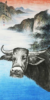 四尺精品《百牛图》系列  画家邵强