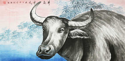 四尺精品《百牛图》系列  画家邵强