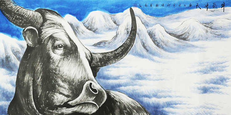 四尺精品《百牛图》系列  画家邵强