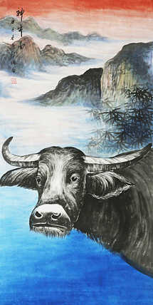 四尺精品《百牛图》系列  画家邵强
