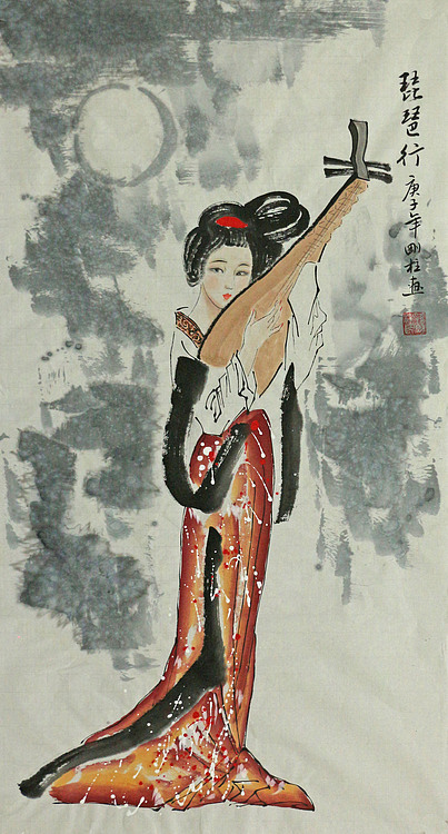 精品人物  画家刚柱