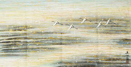 四尺精品彩墨画家——画家秦兴田