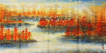 四尺精品彩墨画家&mdash;&mdash;画家秦兴田