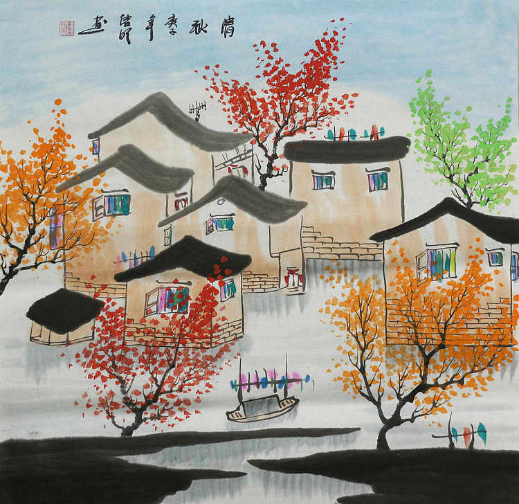 江南水乡—画家朱明
