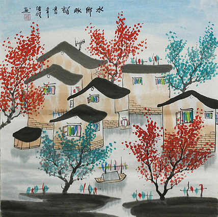 江南水乡—画家朱明