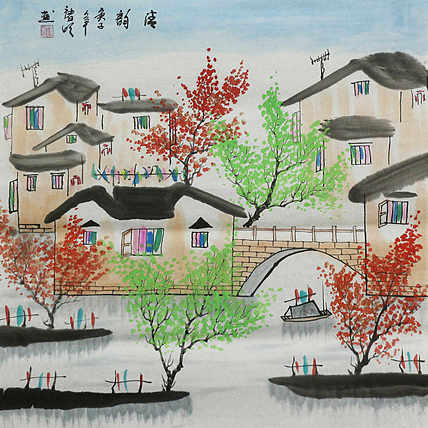 江南水乡—画家朱明