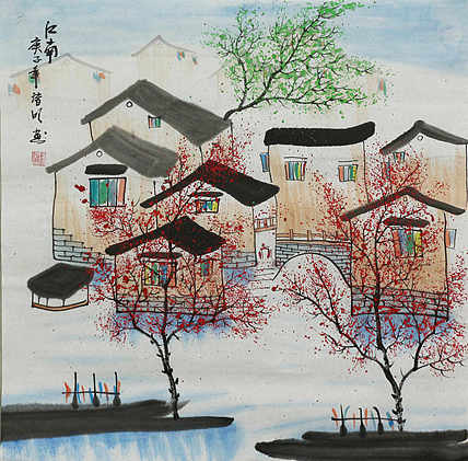 江南水乡—画家朱明
