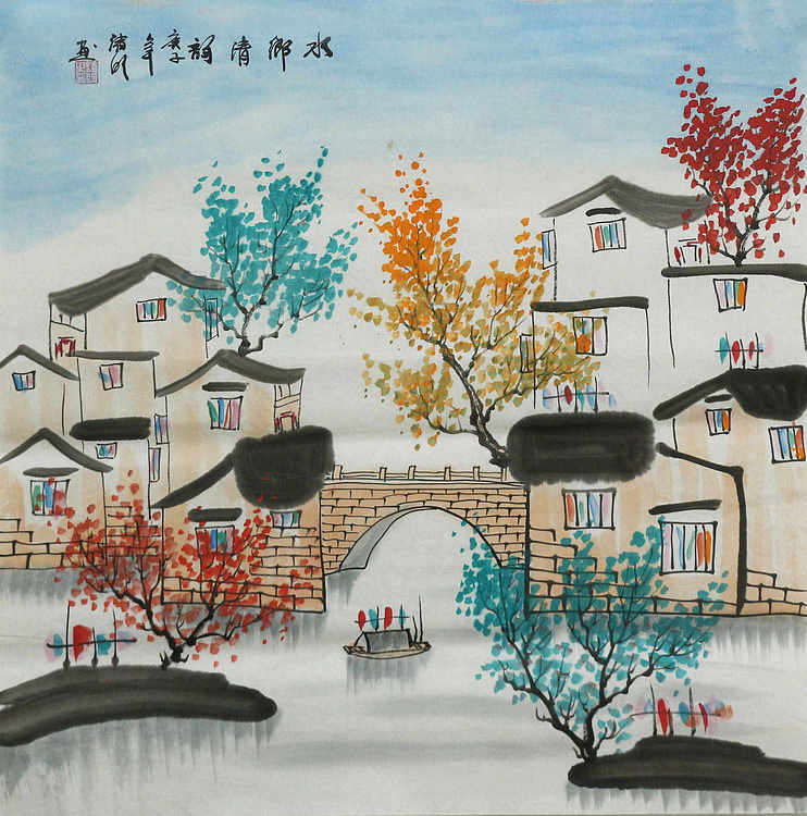 江南水乡—画家朱明