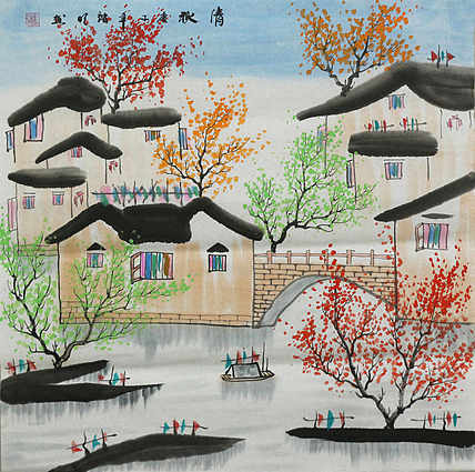 江南水乡—画家朱明