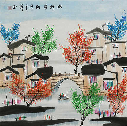 江南水乡—画家朱明