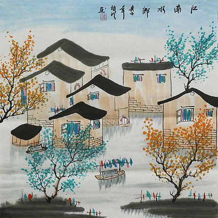 江南水乡—画家朱明