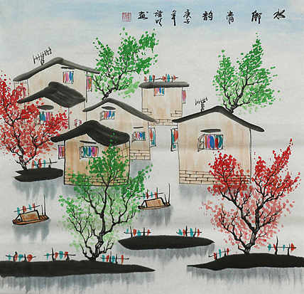 江南水乡—画家朱明