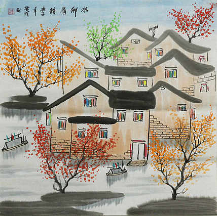 江南水乡—画家朱明