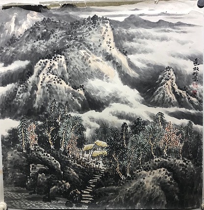 中美协会员 临泉画院院长 冯牧精品
