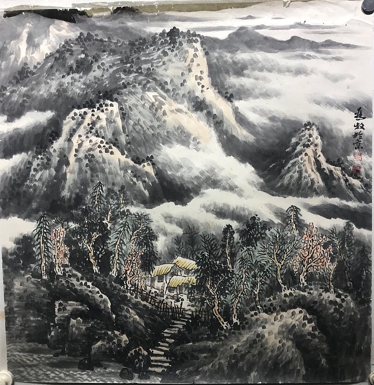 中美协会员 临泉画院院长 冯牧精品