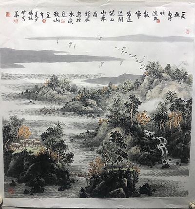 中美协会员 临泉画院院长 冯牧精品