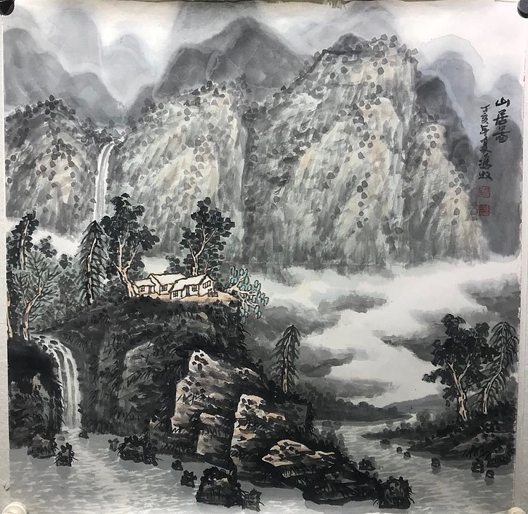 中美协会员 临泉画院院长 冯牧精品