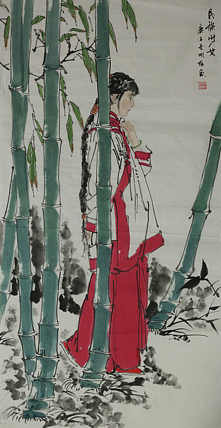 四尺精品仕女图&mdash;&mdash;画家孙刚柱147
