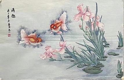 平台畅销画家亚涵  清趣