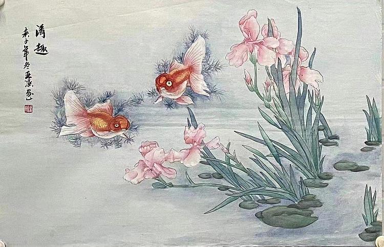 平台畅销画家亚涵  清趣