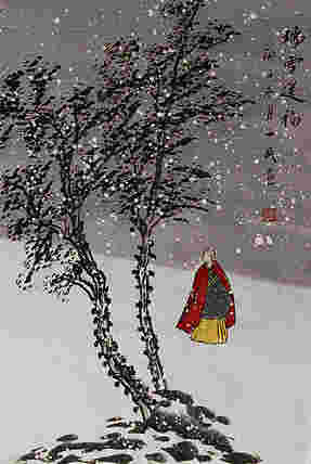 瑞雪送幅——画家刘一民