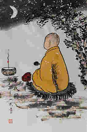 瑞雪送幅——画家刘一民