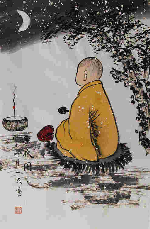 瑞雪送幅——画家刘一民