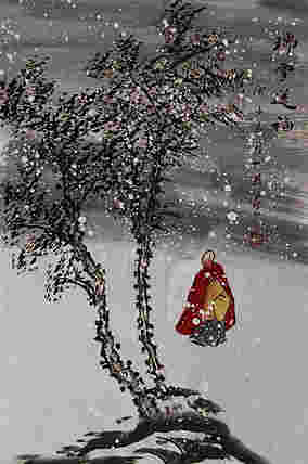 瑞雪送幅——画家刘一民