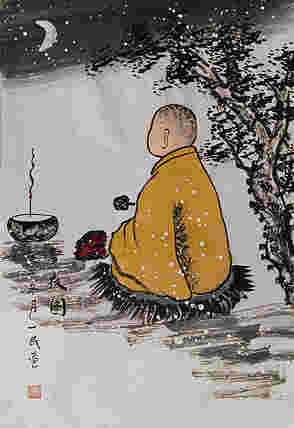 瑞雪送幅——画家刘一民