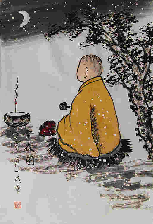 瑞雪送幅——画家刘一民