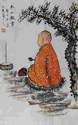 瑞雪送幅——画家刘一民