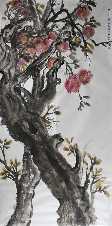 人大高研班 西安美协会员 来荣娜 花鸟画作品