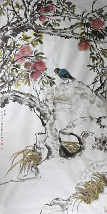 人大高研班 西安美协会员 来荣娜 花鸟画作品