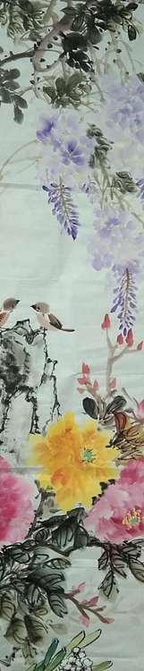 国家一级美术师，日照市青年美术家协会理事 陈德莲 国画