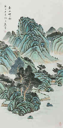 四尺仿古山水