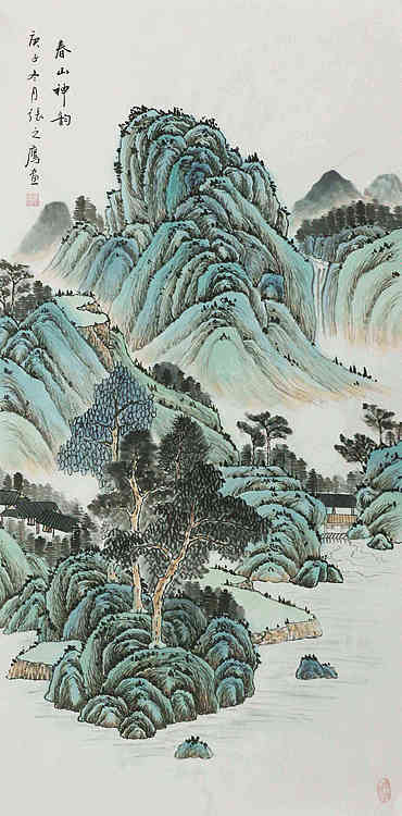 四尺仿古山水