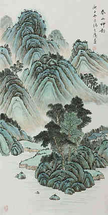 四尺仿古山水