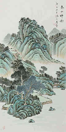 四尺仿古山水