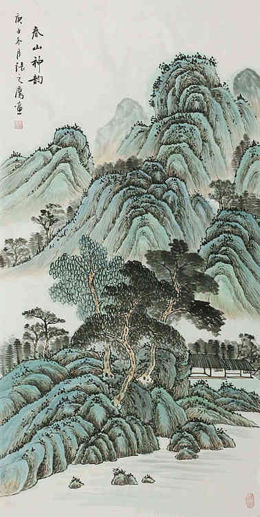 四尺仿古山水