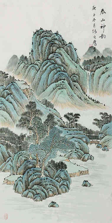 四尺仿古山水