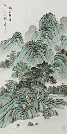 四尺仿古山水