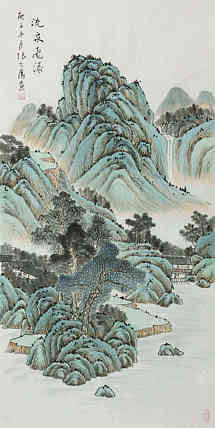四尺仿古山水