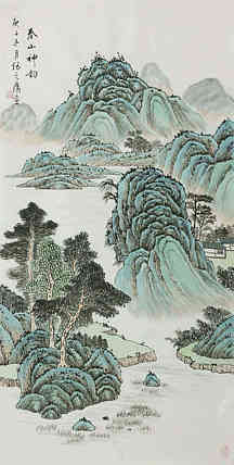 四尺仿古山水
