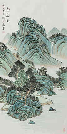 四尺仿古山水