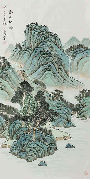 四尺仿古山水