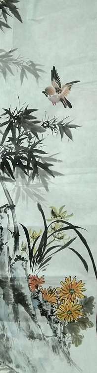 国家一级美术师，日照市青年美术家协会理事 陈德莲 国画