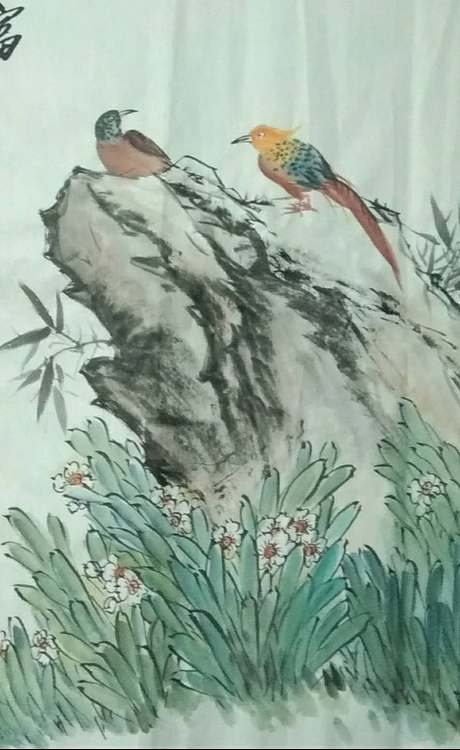 国家一级美术师，日照市青年美术家协会理事 陈德莲 国画