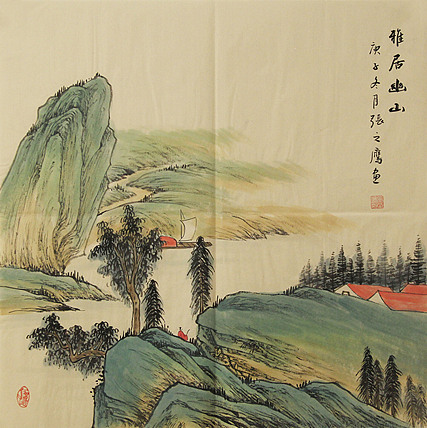 仿古山水——张之鹰